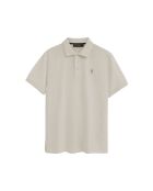 Polo Arthur a manica corta in cotone beige