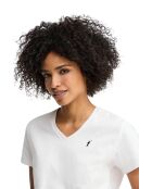Elsa weißes Kurzarm-T-Shirt aus Baumwolle