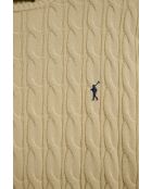 Felpa beige Dylan in cotone