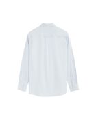 Camicia Jean-Baptiste in cotone blu a manica lunga da bambino