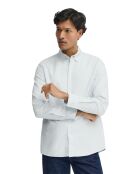 Camicia Jean-Baptiste in cotone blu a manica lunga da bambino