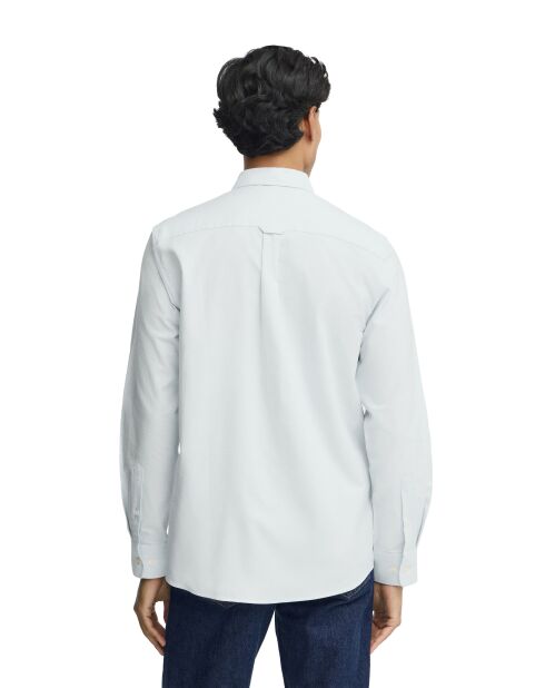 Camicia Jean-Baptiste in cotone blu a manica lunga da bambino
