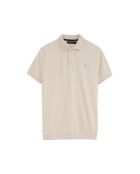 Polo Clement a manica corta in cotone beige