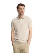 Polo Clement a manica corta in cotone beige
