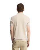 Polo Clement a manica corta in cotone beige