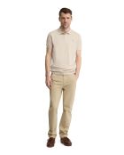 Polo Clement a manica corta in cotone beige