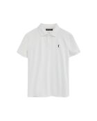 Polo a manica corta in cotone bianco Browno