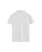 Polo a manica corta in cotone bianco Browno
