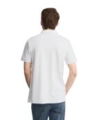 Polo a manica corta in cotone bianco Browno