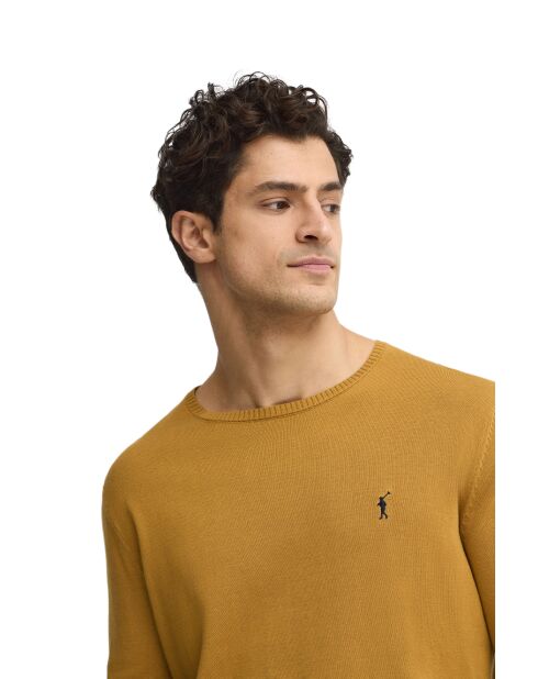 Felpa Adam senape in cotone