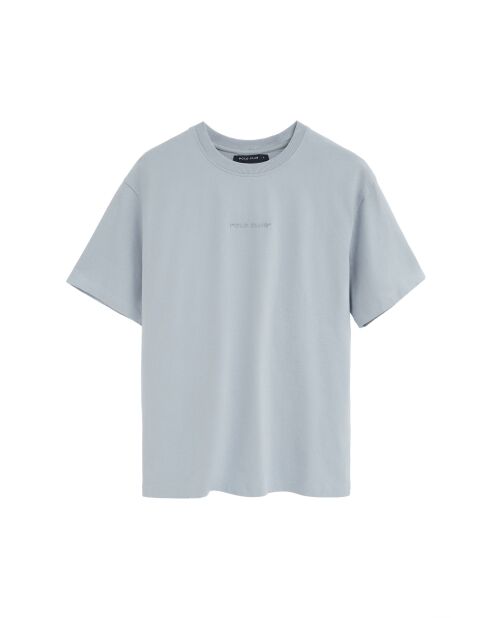 T-Shirt à manches courtes en coton Simon baby blue