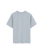 T-Shirt à manches courtes en coton Simon baby blue