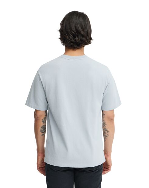 T-Shirt à manches courtes en coton Simon baby blue