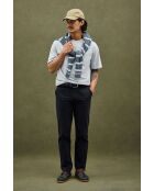 T-Shirt à manches courtes en coton Simon baby blue
