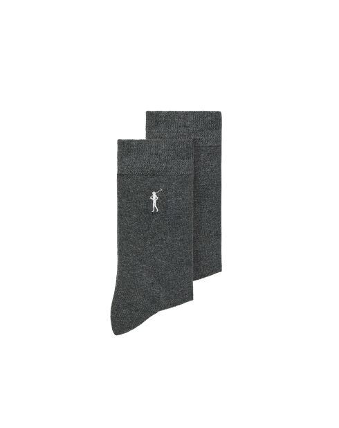 Lot de 2 chaussettes en coton Hicham dark gray