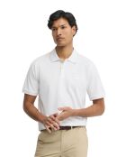 Polo Gabriel a manica corta in cotone bianco