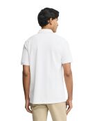 Polo Gabriel a manica corta in cotone bianco