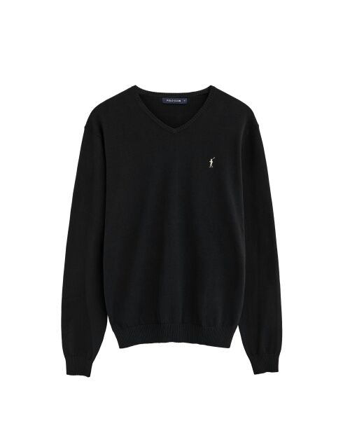 Felpa nera Aiden in cotone