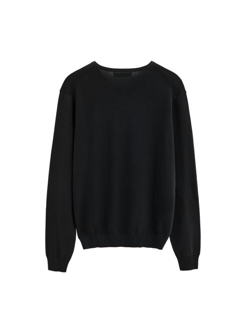 Felpa nera Aiden in cotone