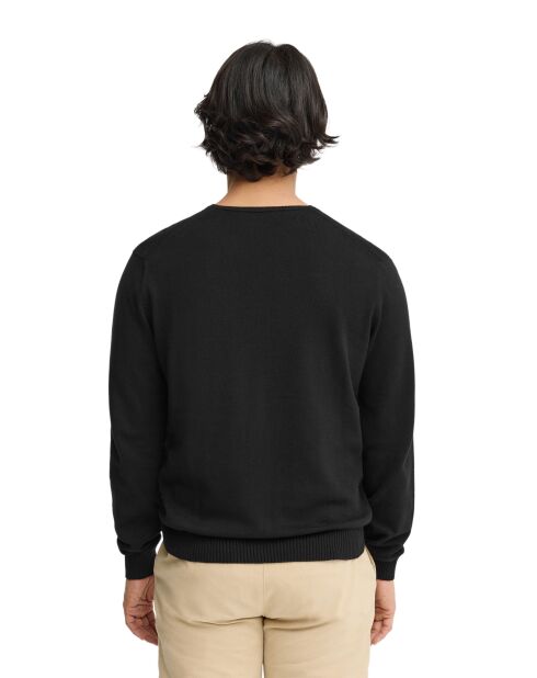 Felpa nera Aiden in cotone