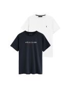 Lot de 2 T-Shirts à manches courtes en coton Tristan multicolores