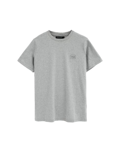T-Shirt à manches courtes en coton Quentin gray vigore