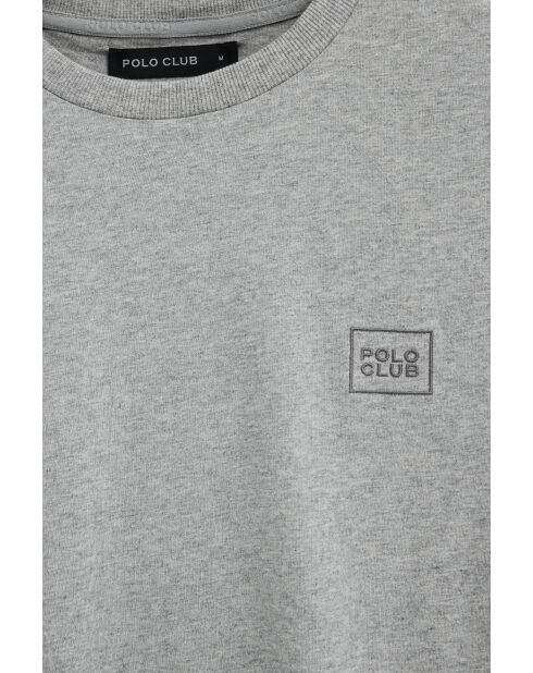 T-Shirt à manches courtes en coton Quentin gray vigore