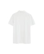 Polo Gaston a manica corta in cotone bianco