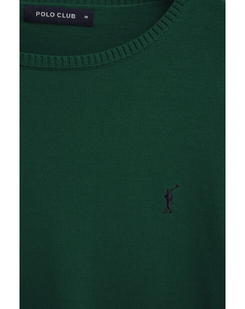 Pull en coton Yohan bottle green