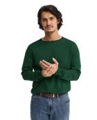 Pull en coton Yohan bottle green