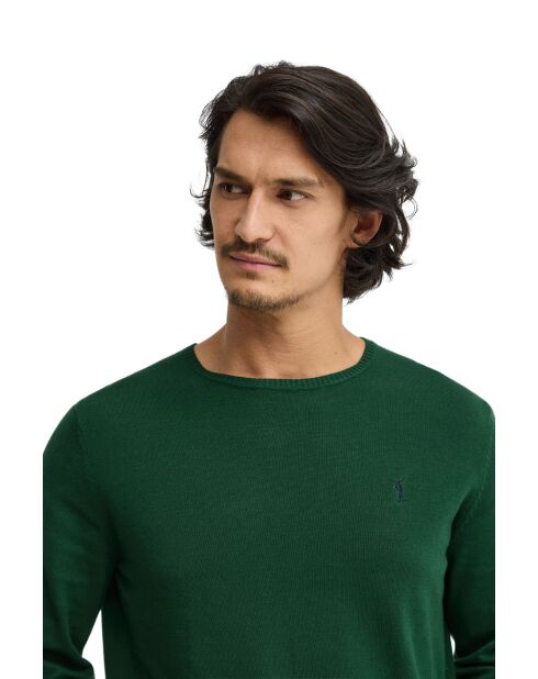 Pull en coton Yohan bottle green
