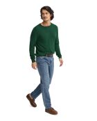 Pull en coton Yohan bottle green
