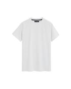 T-Shirt à manches courtes en coton Lucien white