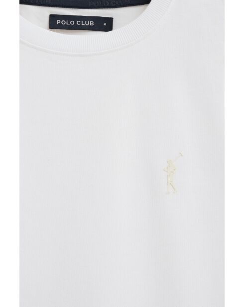 T-Shirt à manches courtes en coton Lucien white