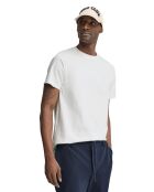T-Shirt à manches courtes en coton Lucien white