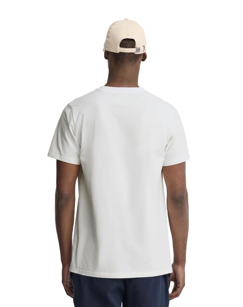 T-Shirt à manches courtes en coton Lucien white