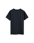 T-Shirt à manches courtes en coton Nicolas navy