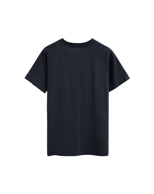 T-Shirt à manches courtes en coton Nicolas navy