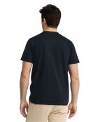 T-Shirt à manches courtes en coton Nicolas navy