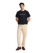 T-Shirt à manches courtes en coton Nicolas navy