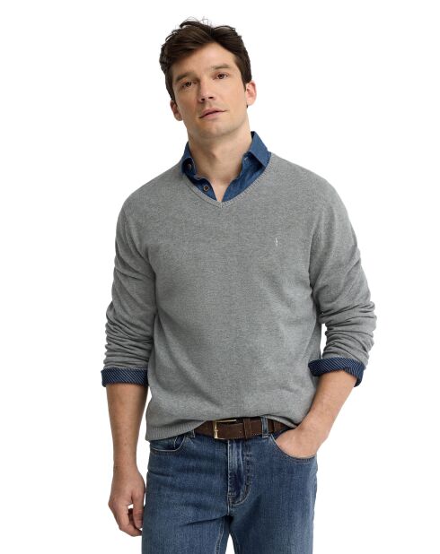 Felpa Amir vigore in cotone grigio