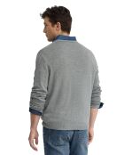 Felpa Amir vigore in cotone grigio