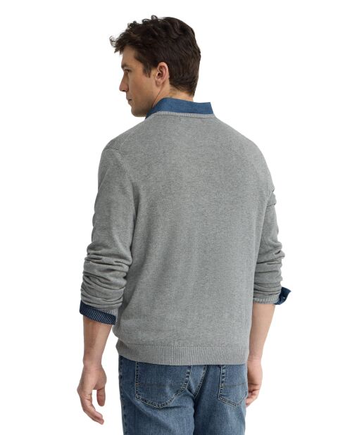 Felpa Amir vigore in cotone grigio