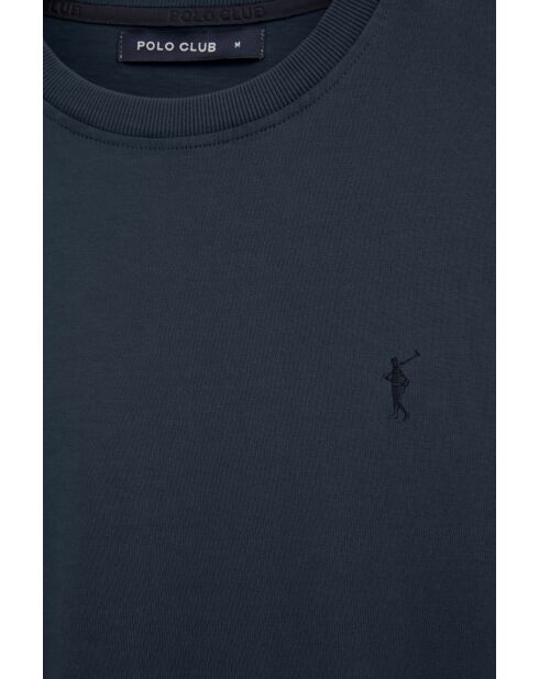 T-Shirt à manches courtes en coton Mickaël navy