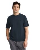 T-Shirt à manches courtes en coton Mickaël navy