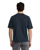 T-Shirt à manches courtes en coton Mickaël navy