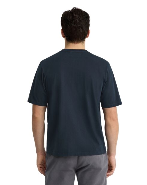 T-Shirt à manches courtes en coton Mickaël navy