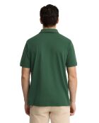 Polo Gilles in cotone a manica corta verde bottiglia