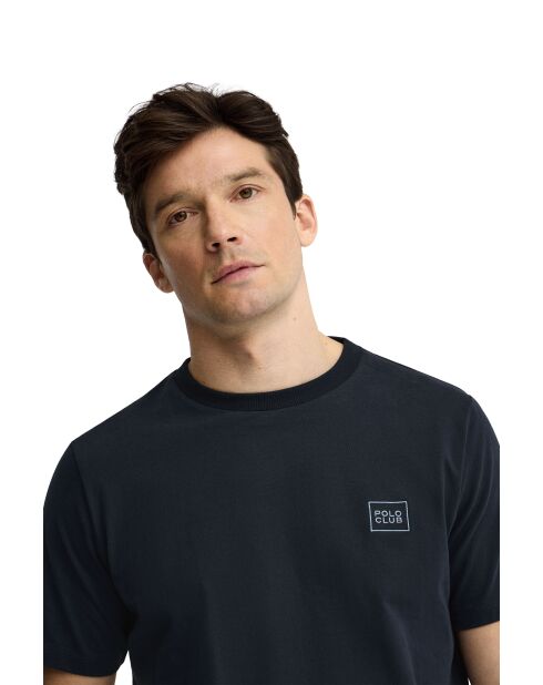 T-Shirt à manches courtes en coton Patrice navy