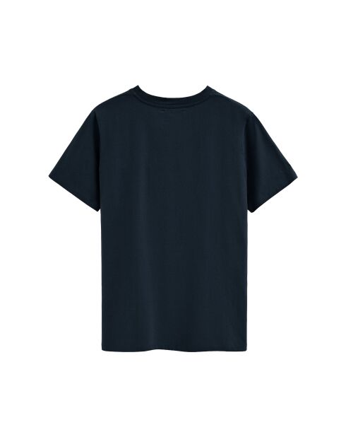 T-Shirt à manches courtes en coton Marcel navy